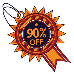 Colorful discount badge icons set, shopping sale labels, promotional offer stickers, big sale marketing tags, seasonal sale badge bundle for online shopping and e-commerce advertising, modern trendy r