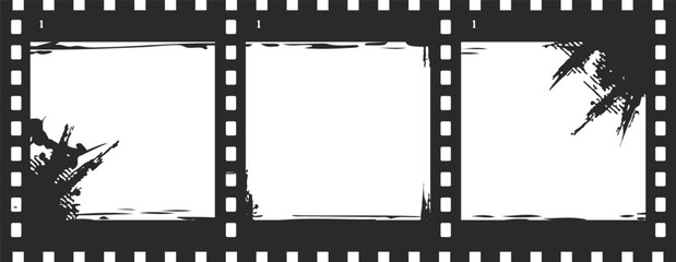Grunge Film Strip Frame