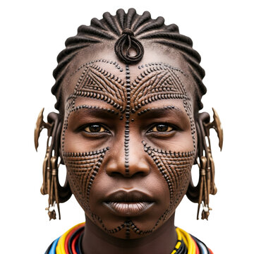 A woman of the Chokwe people of Angola