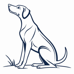 Modern Minimalist Dog & Pet Training Logo Collection Vector