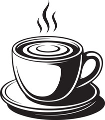 Coffee Break Logo or Emblem IllustrationPrint