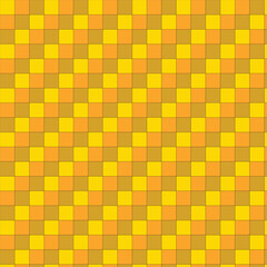 Checkerboard Pattern Background with Yellow and Orange Squares for Modern Design and Creative Projects Perfect for Web and Print