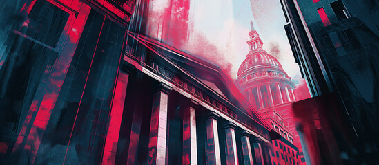 abstract illustration goverment corruption