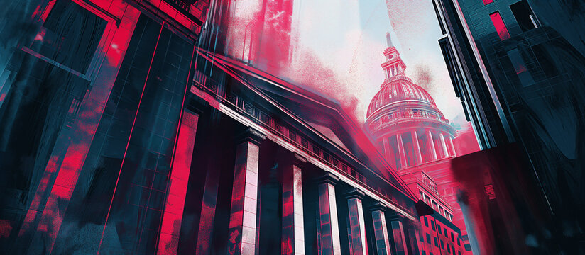 abstract illustration goverment corruption