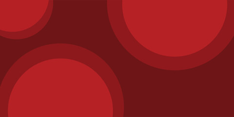 PrintAbstract red background with circles.  Applicable for gift card, Poster on wall poster template, EPS 10
