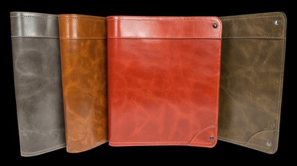 Red wine bottle and closed vintage brown leather antique book on isolated white background