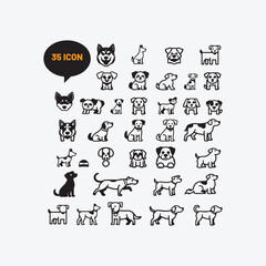 Set of social media icons vector illustration