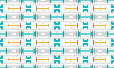 Fototapeta premium Futuristic Colorful Gradient Background with Elegant Geometric Shapes
