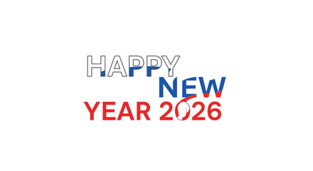 Celebrate joyous new year 2026 with vibrant holiday greetings