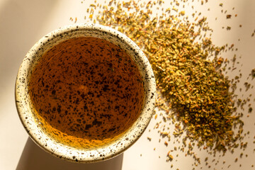 Cistus incanus tea and dried herb