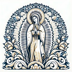 Virgin Mary with the Crown