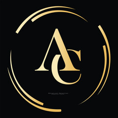 AC Best and best quality full monogram logo design using adobe illustrator and your best choice...