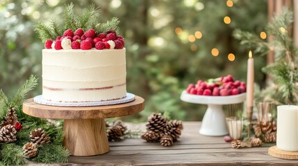 A stunning cake slice with fluffy sponge, creamy frosting, and bright orange slices showcases true culinary artistry