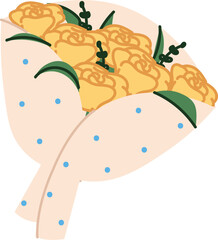 Floral Bouquet with Roses