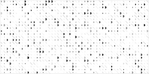 Drop in monochrome pattern, paisley, seamless vector background.