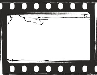 Grunge Film Strip Frame