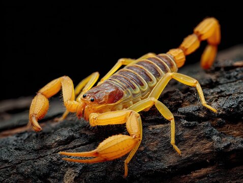 Bark Scorpion - Centruroides exilicauda: A Venomous Yellow Arachnid of Nature's Wilderness