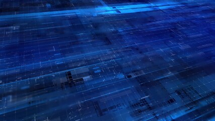 Digital Data Background – Futuristic Technology and Data Visualization - Powered by Adobe