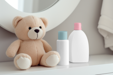 Laundry soap bottle png mockup, transparent design