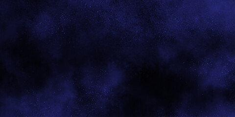 Obraz premium Demin Fog or smoke color isolated background for effect, text or copyspace. Blue and purple steam on a black background.