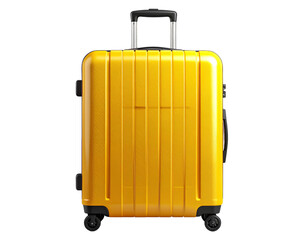 suitcases isolated on white