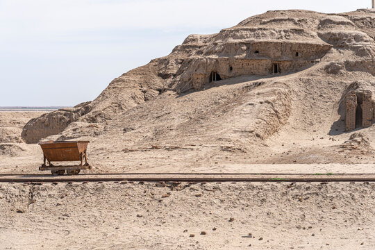 The area of the excavation site in the Ancient City of Uruk, Iraq