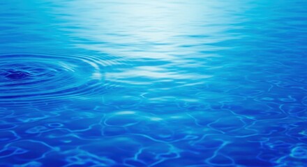 Abstract blue water surface texture showing slow, gentle movement. This tranquil background promotes deep relaxation and serenity, light blue, water, deep
