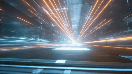 Digital city accelerating data flow in virtual space - Powered by Adobe