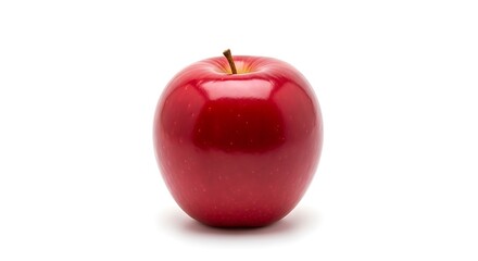 A single red apple