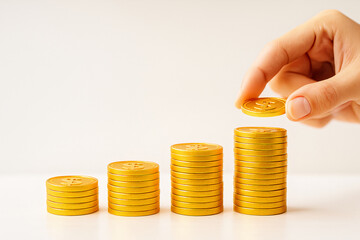 Saving money with coins