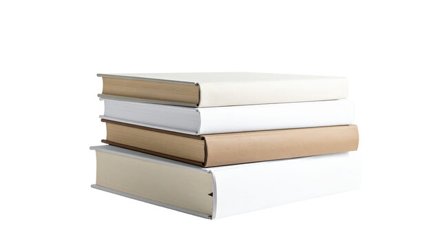 Stack Of Books On Black Background For Study, Reading, And Knowledge Illustration