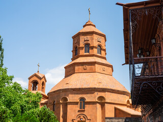 view of Cathedral of the Holy Martyrs, Gyumri city