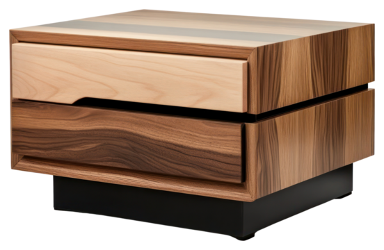 PNG Nightstand furniture modern wood.