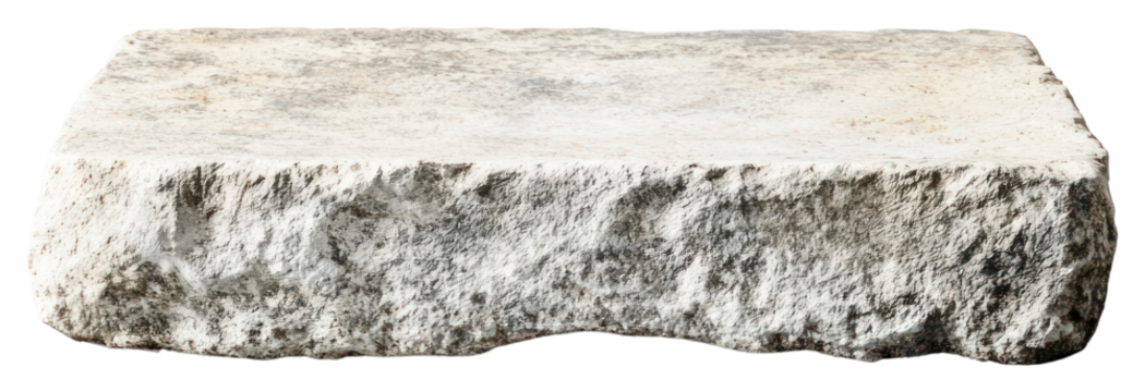 PNG Rustic ancient Roman stone tablet solid rock construction.