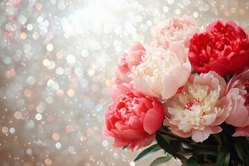 Pink rose background with beautiful pink flowers, nature, and a garden blossom