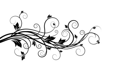 Nature-Inspired Graphic Delicate Intertwined Vine Pattern Silhouette Art..jpeg
