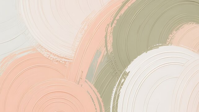 Abstract brush strokes in soft pastel colors with a textured feel