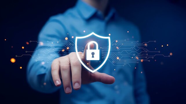 internet, Cyber, firewall security, Data protection, information safety and encryption, secured access to user personal data. digital identity verification Marrow