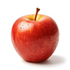 red apple isolated on white background