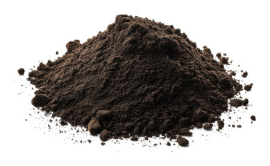 Soil preparation process farm field nature agriculture isolated on transparent background