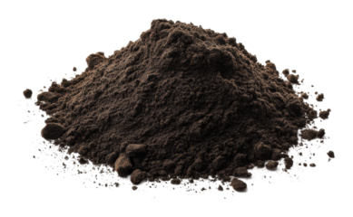 Soil preparation process farm field nature agriculture isolated on transparent background