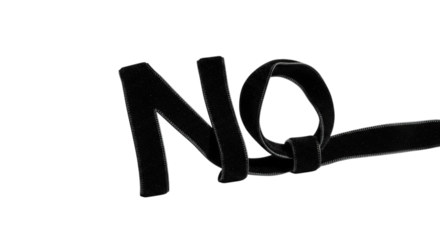 Handwritten black no text symbol isolated on transparent background