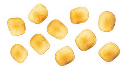 Pile of croutons for soup and salad topping