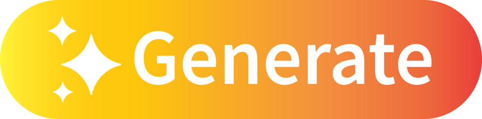 Obraz premium AI generate button icon, magic wand and sparkle symbol, artificial intelligence interface elements group, modern flat and line vector design pack for app, web and ui ux graphics