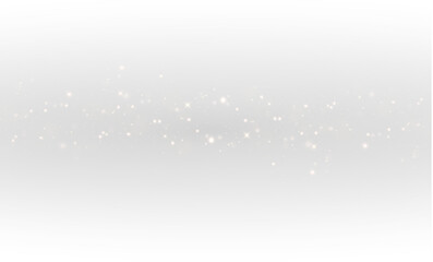 Golden magical light dust glow