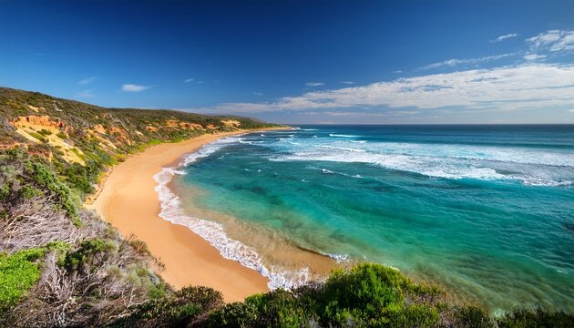 serene scenic beauty of sorrento back beach mornington peninsula victoria