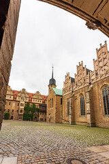 View of Merseburg Castle in Germany.