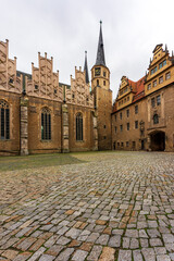 View of Merseburg Castle in Germany.