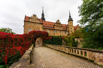 View of Merseburg Castle in Germany.