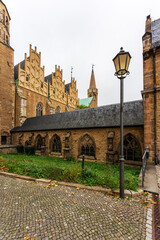 View of Merseburg Castle in Germany.